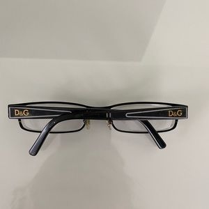 D&G Black Eyeglasses